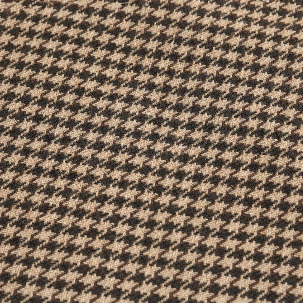 Houndstooth & Hem – Houndstooth Stand-Collar Tweed Vest