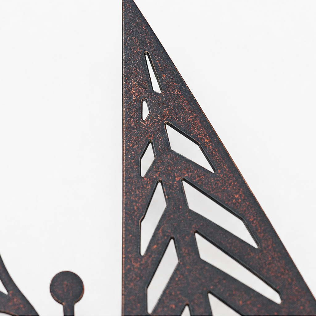 Everglow Forest – Layered Metal LED Christmas Wall Décor