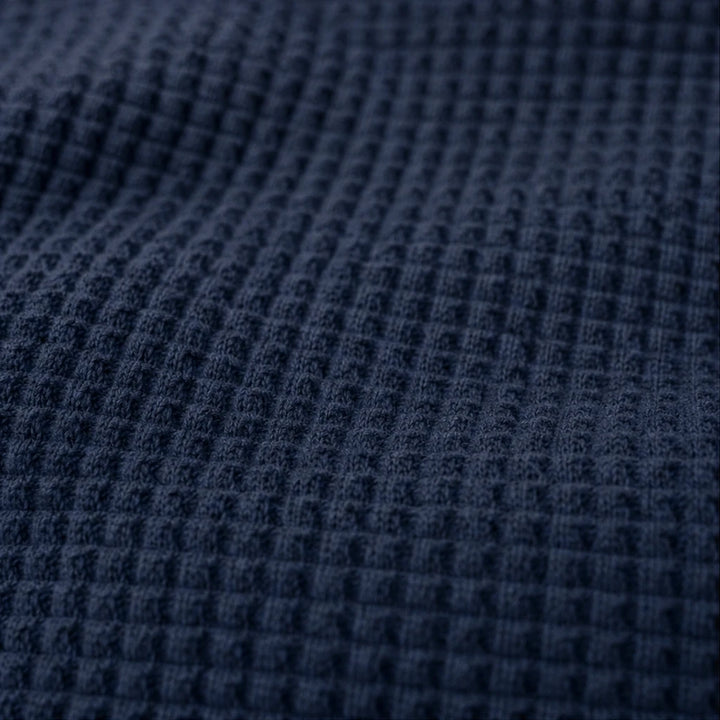 Waffle & Wear – Waffle-Knit Crew-Neck Top