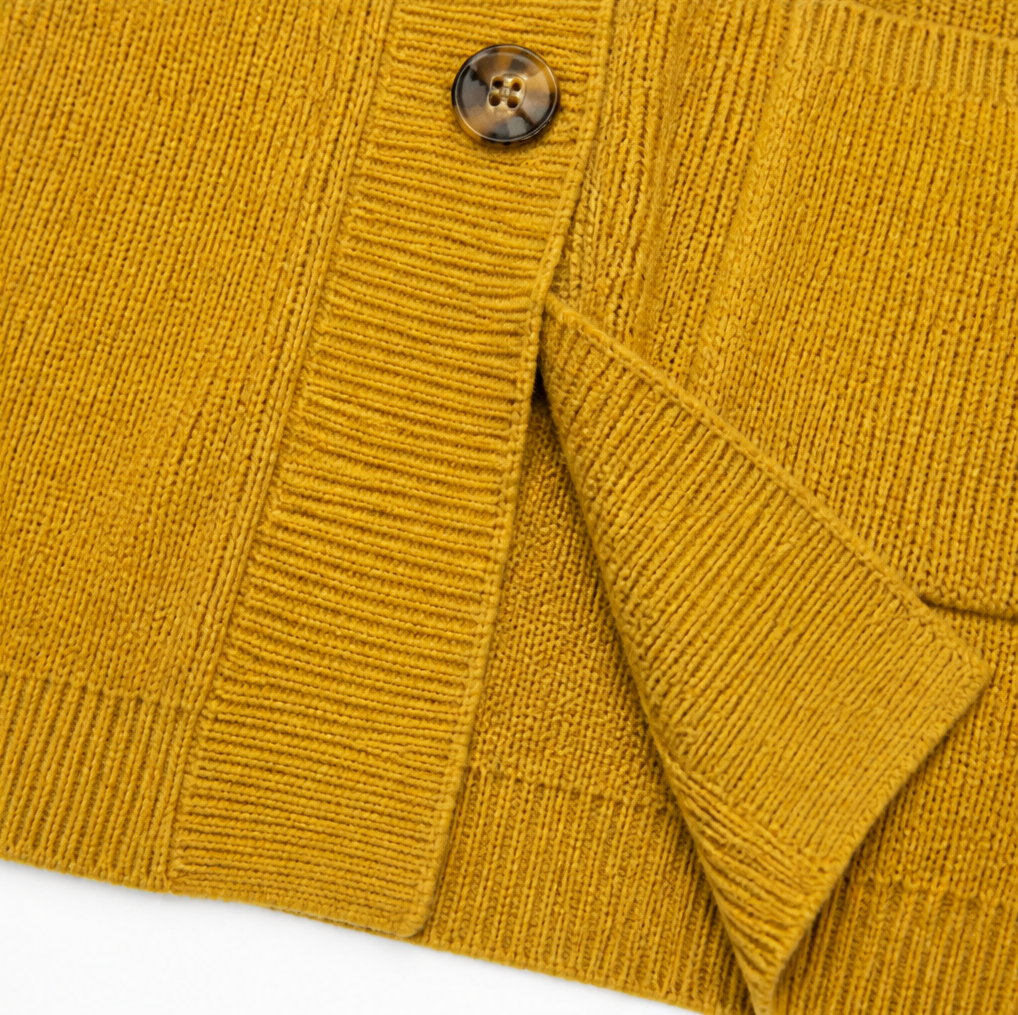 Coziva – Hooded Button-Front Knit Cardigan