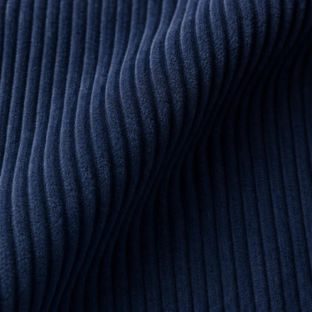 Overa – Ribbed Button-Sleeve Blouse