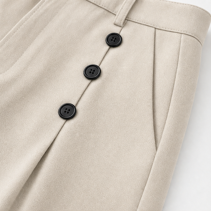 Bellora – High-Waisted Pleated Wide-Leg Trousers