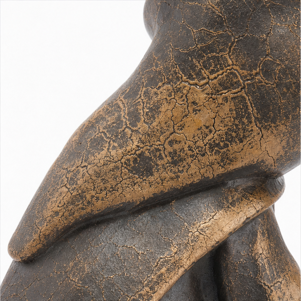 Courtly Cats – Candle-Holding Cat Monk Figurine