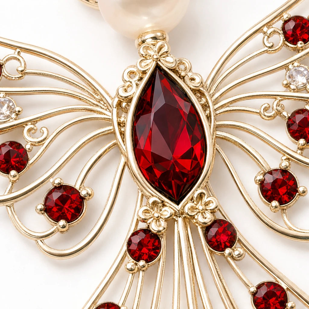 Birthstone Angel – Jeweled Guardian Angel Ornament