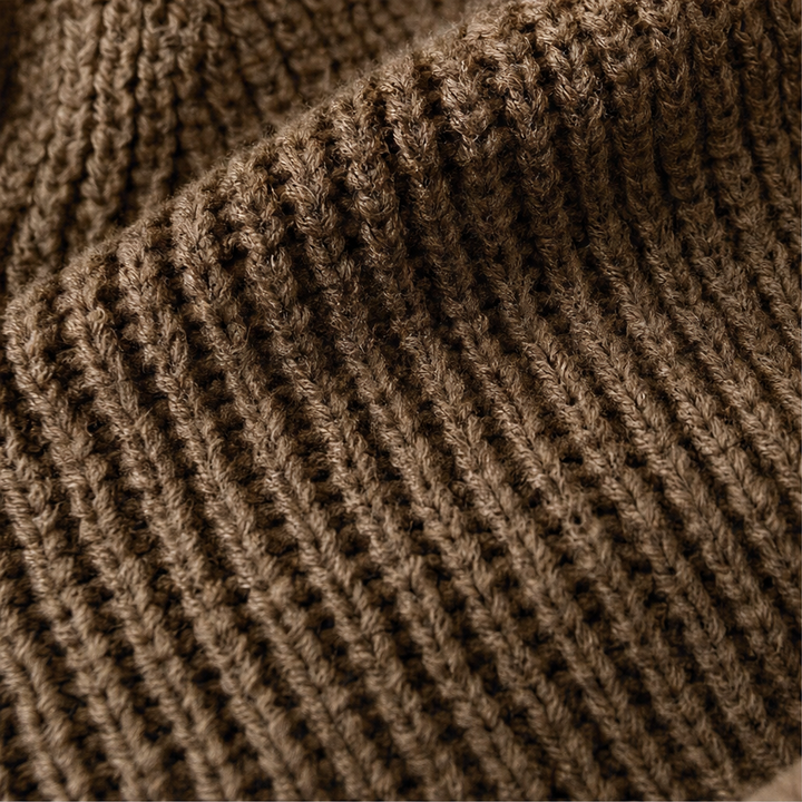 Wearbella – Side-Ruched Oversized Knit Sweater