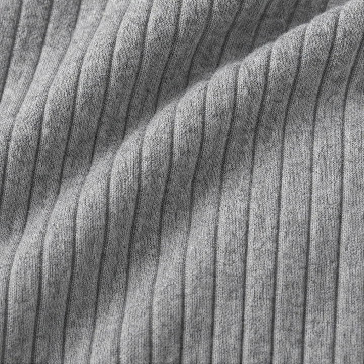 Cozy Rib – Ribbed Knit Tunic With Pockets