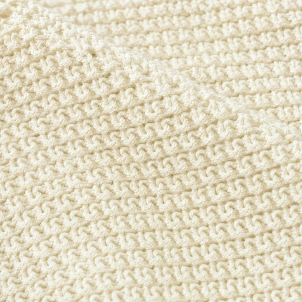 Vellune – V-Neck Waffle-Knit Long Sleeves Sweater