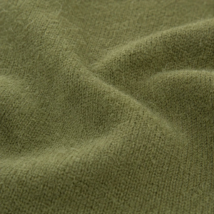 Buttonelle – Gold-Tone Button Shoulder Knit Sweater
