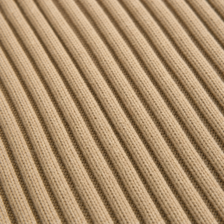 Marjorie Merino – Deep Ribbed Cinched-Waist Dress