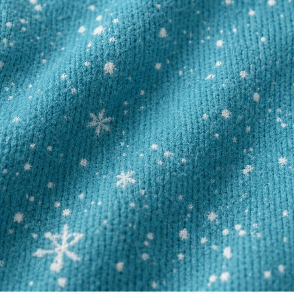 Holly Henley – Textured Christmas Tree Henley Sweater