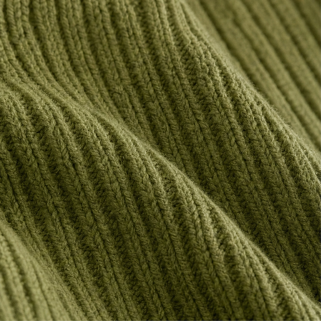 Vellura – Twist-Front Ribbed Knit Top