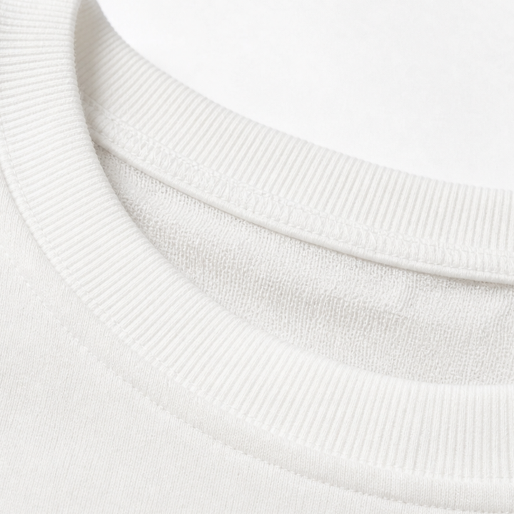Lacewell – Sheer Lace Neckline Long-Sleeve Top