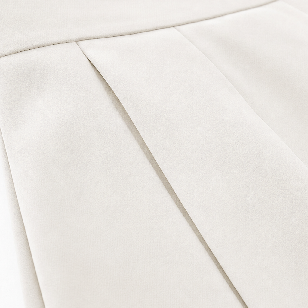 Pleat & Poise – High-Rise Pleated Wide-Leg Trousers