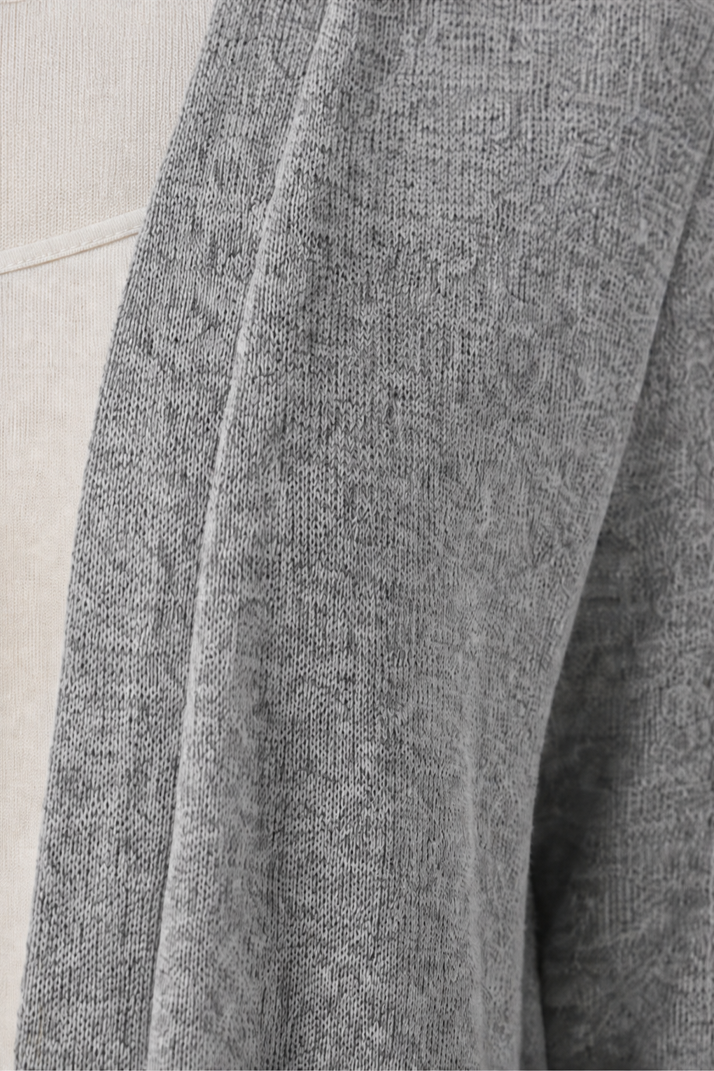 Wearbella – Eyelet Waterfall Open-Front Cardigan