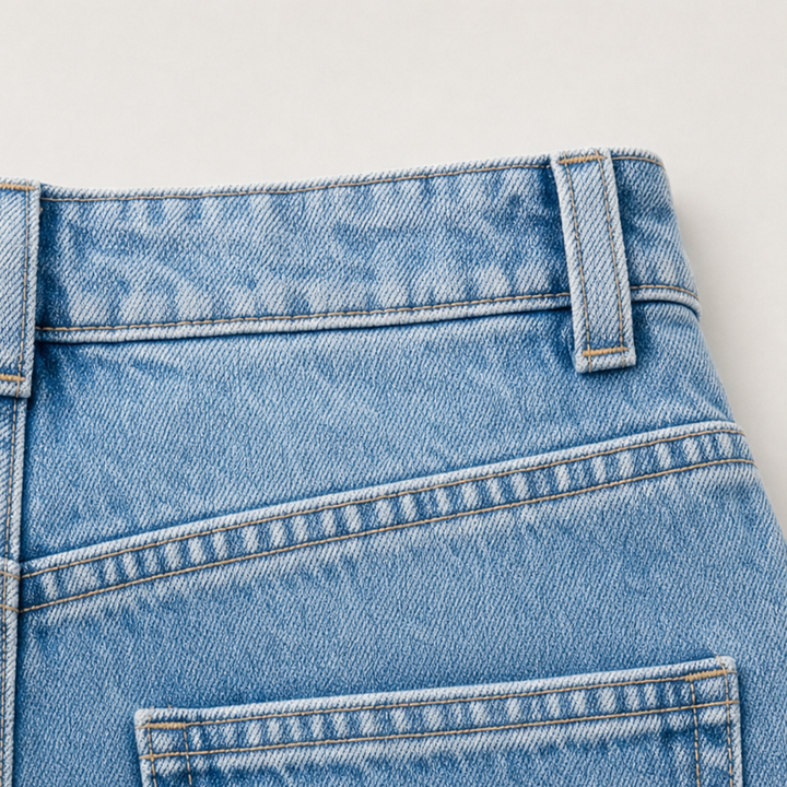 Verelle - Women's High Elastic Wide Leg Denim Jeans