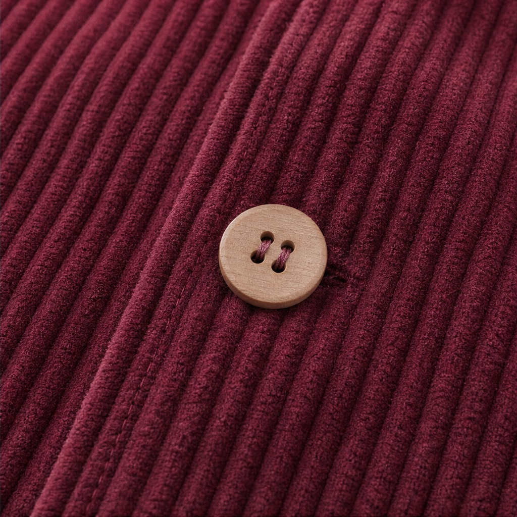Corduvie – Ribbed Corduroy Hooded Overshirt