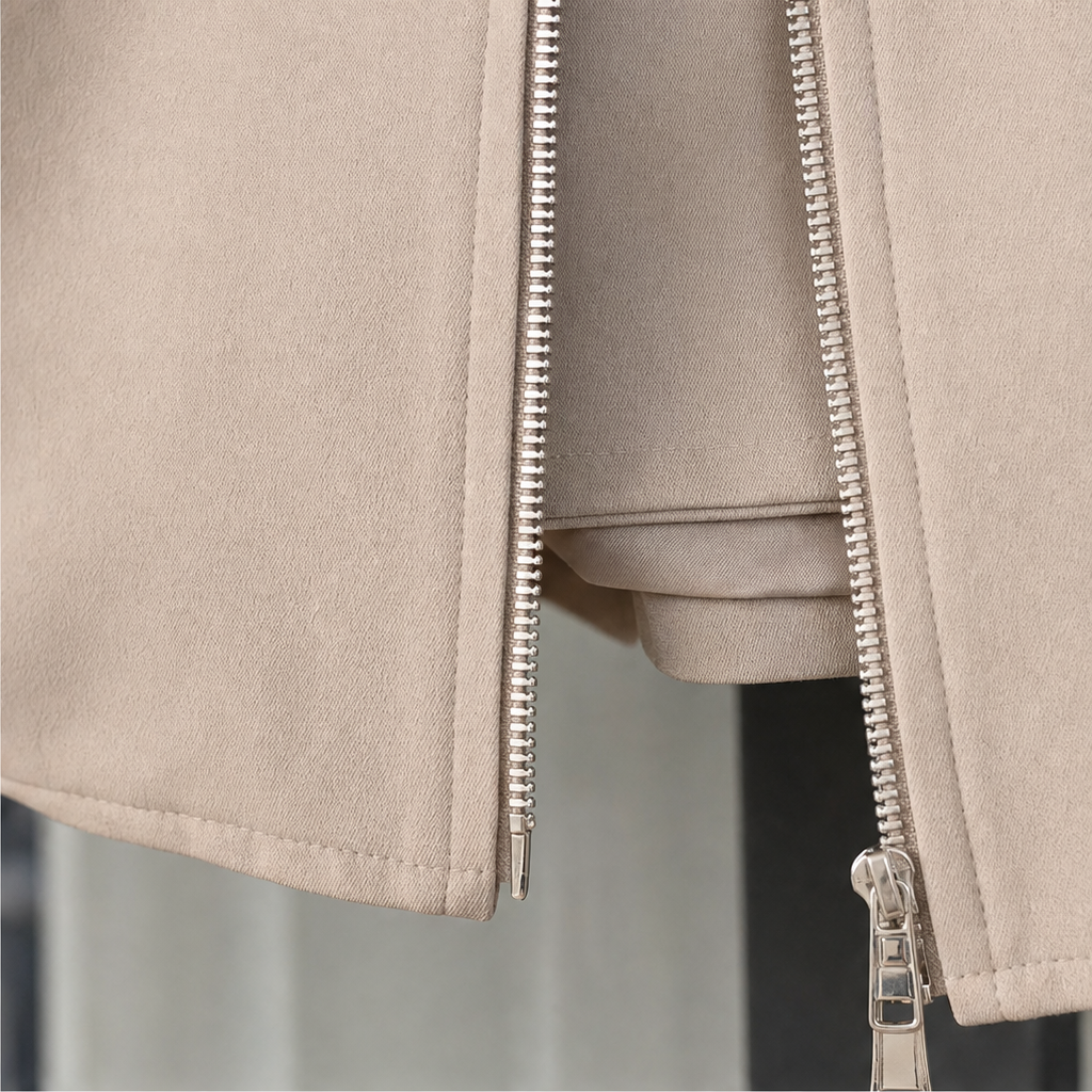 Elaraset – Cropped Jacket And Front-Slit Midi Skirt Set