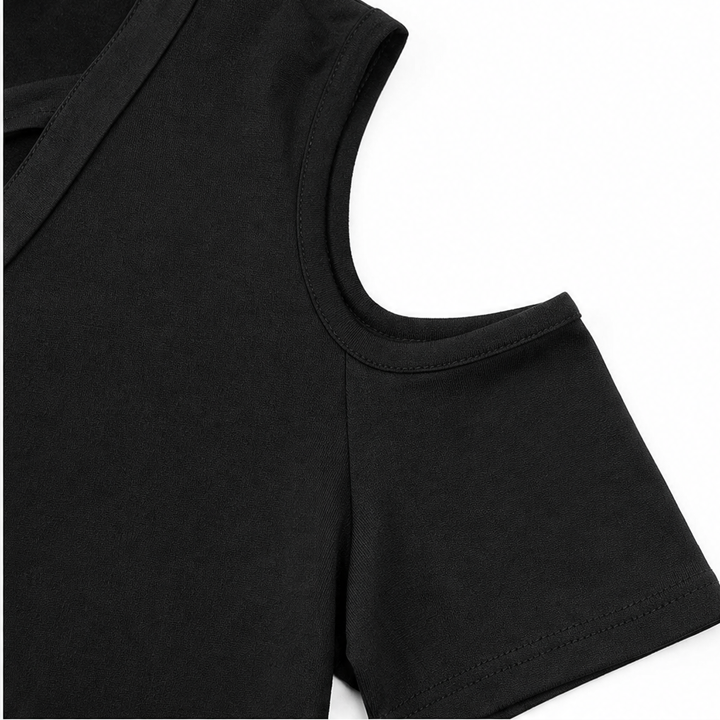 Sharkbite – Cold-Shoulder Criss-Cross Swing Tunic