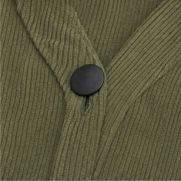 Corabelle – Rib Open-Front V-Neck Cardigan