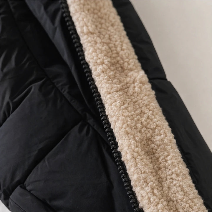 Reversa – Long Quilted Reversible Puffer Coat