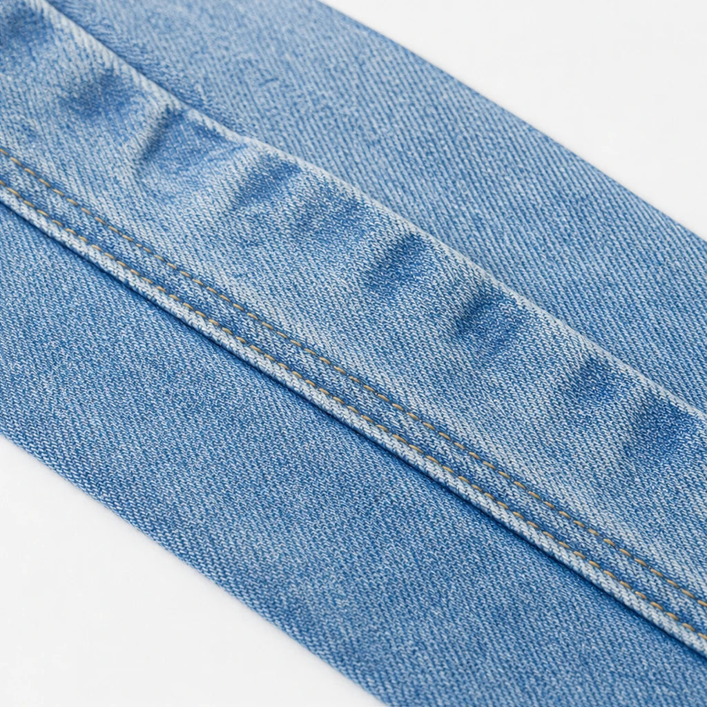 Sidebelle – Asymmetrical Button Wide-Leg Jeans