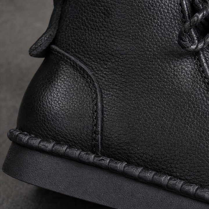 Vintara – Vintage Lace-Up Ankle Boots