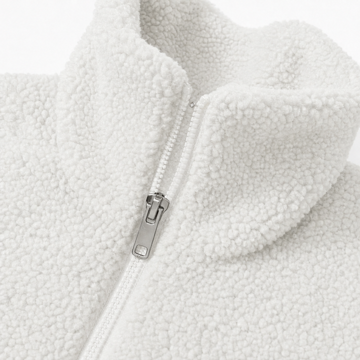 Wearlyn – Longline Half-Zip Sherpa Fleece Pullover
