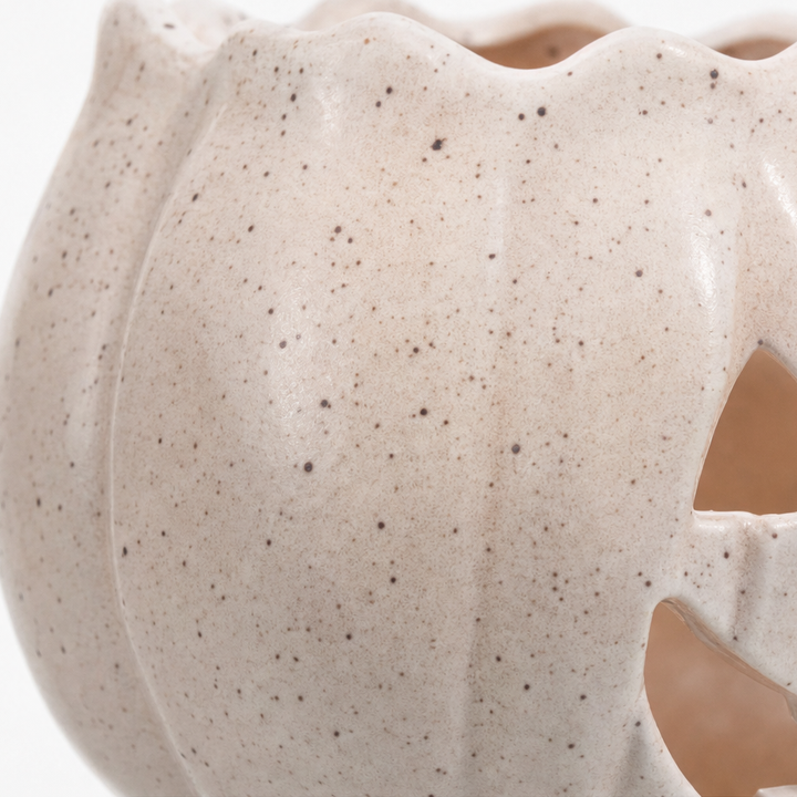 Harvestglow – Distressed Layered Pumpkin Candle Holder Trio (3-pack)