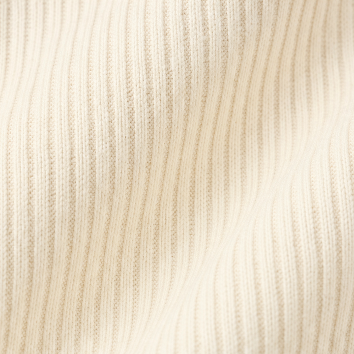 Ribette – Ribbed Henley Placket Long Sleeve Top