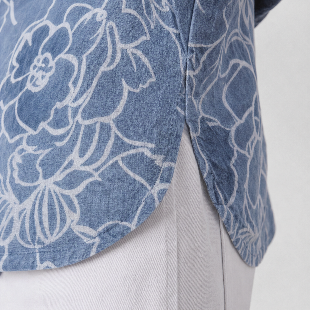 Florenza – Floral Sequin 3/4 Sleeve Blouse