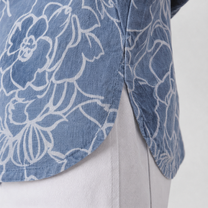 Florenza – Floral Sequin 3/4 Sleeve Blouse