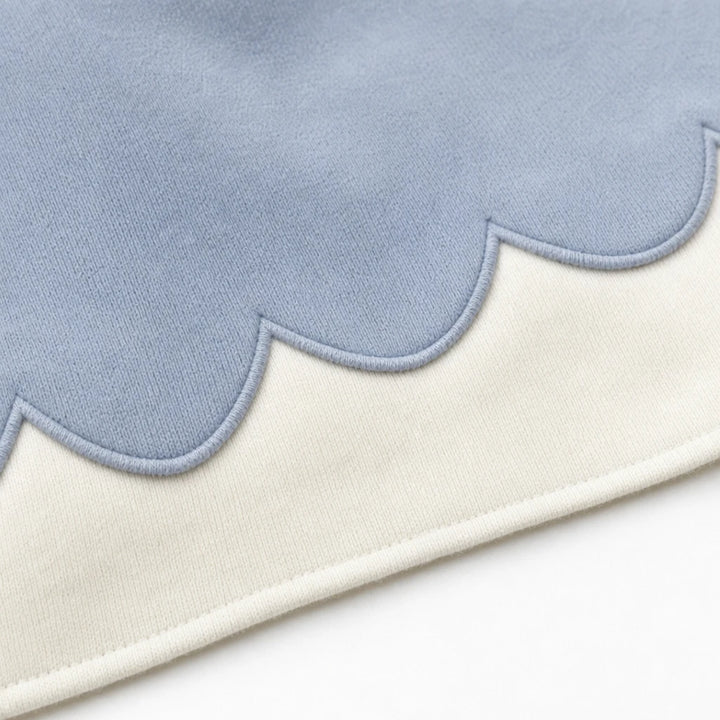 Scallopelle – Scalloped Faux-Layer Crew-Neck Sweatshirt