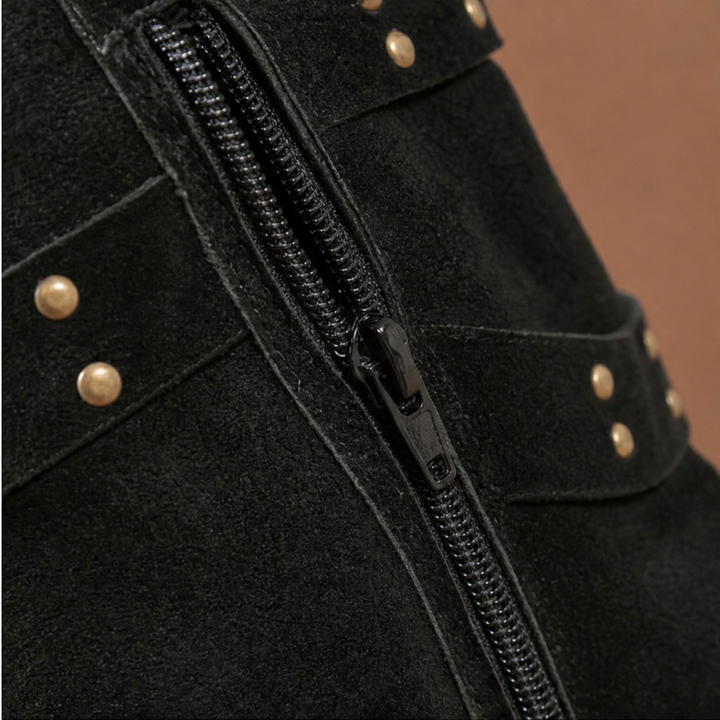 Rivella – Studded Slouch Knee-High Boots