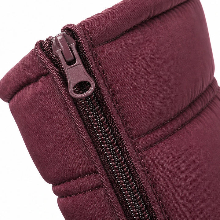 Frostelle – Plush Lined Wide-Fit Zip Ankle Boots