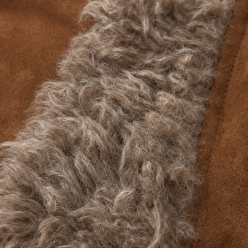 Westella – Faux Suede Fringe Western Jacket