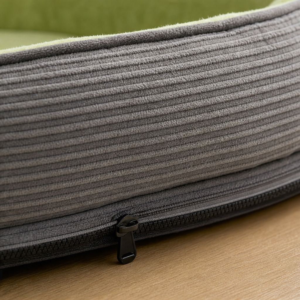 Denhaven – Two-Sided Bolster Dog Bed With Raised Edge