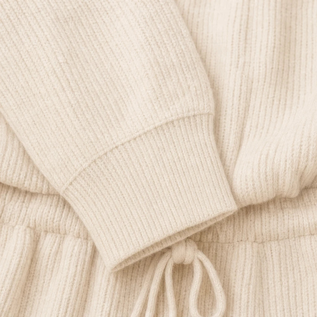 Ribelle – Ribbed Double-Knit Sweater And Wide-Leg Pants Set