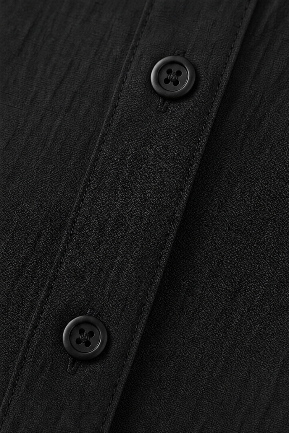 Belveil – Belted Collared Long-Sleeve Maxi Shirt Dress
