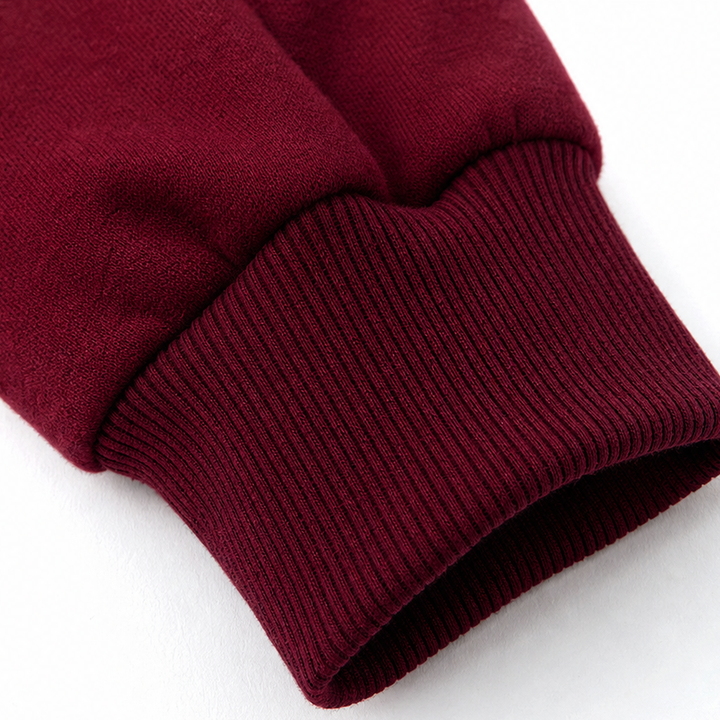 Vela – V-Neck Color-Block Oversized Hoodie