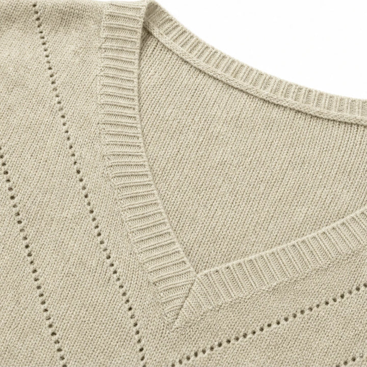 Vivia Knit – Pointelle Viscose Sweater