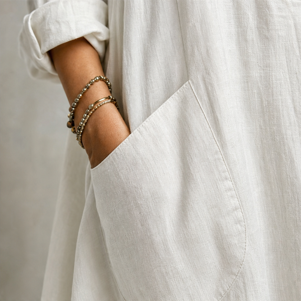 Wearbella – Sleeveless Pocketed Casual Maxi Dress