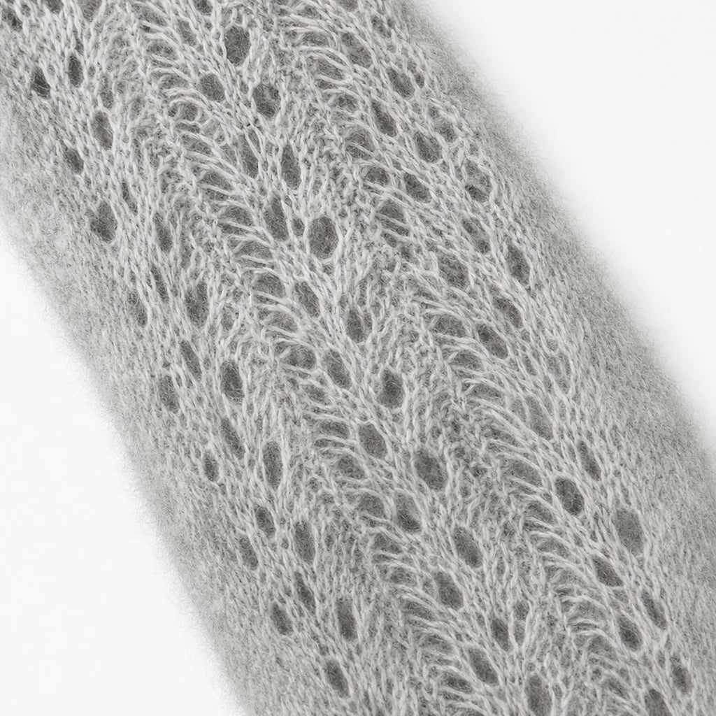 Lunelle – Openwork Knit Lantern Sleeve Sweater