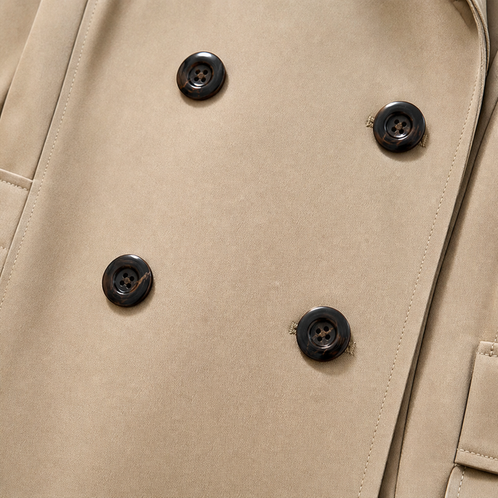 Winterly – Belted Mid-Length Structured Trench Coat