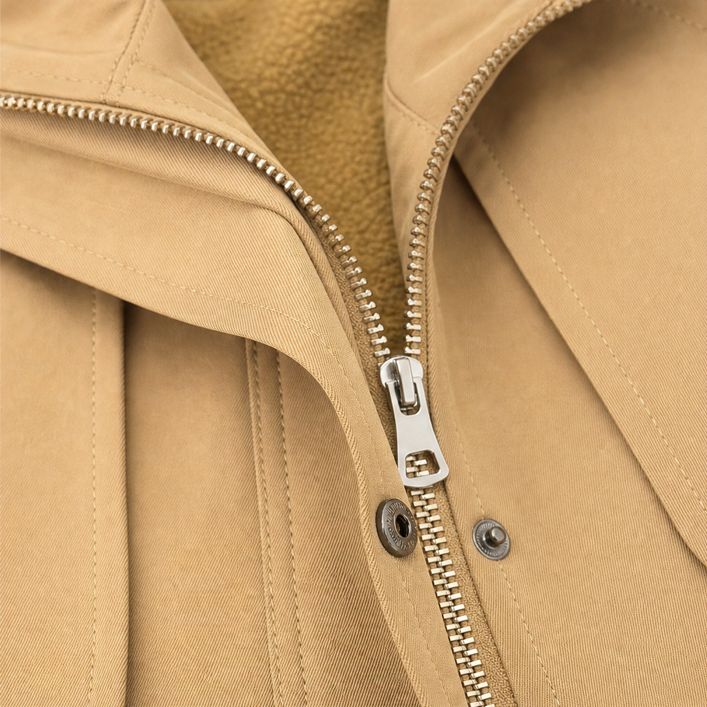 Midluna – Adjustable Waist Mid-Length Parka