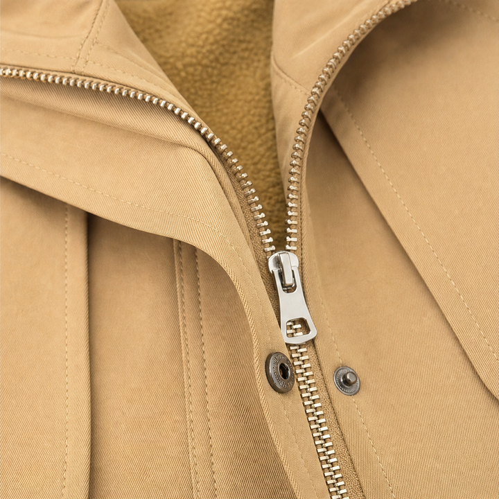 Midluna – Adjustable Waist Mid-Length Parka