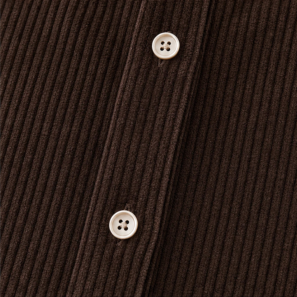 Fallora – Button-Front Fall Shirt Dress