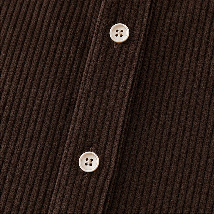 Fallora – Button-Front Fall Shirt Dress