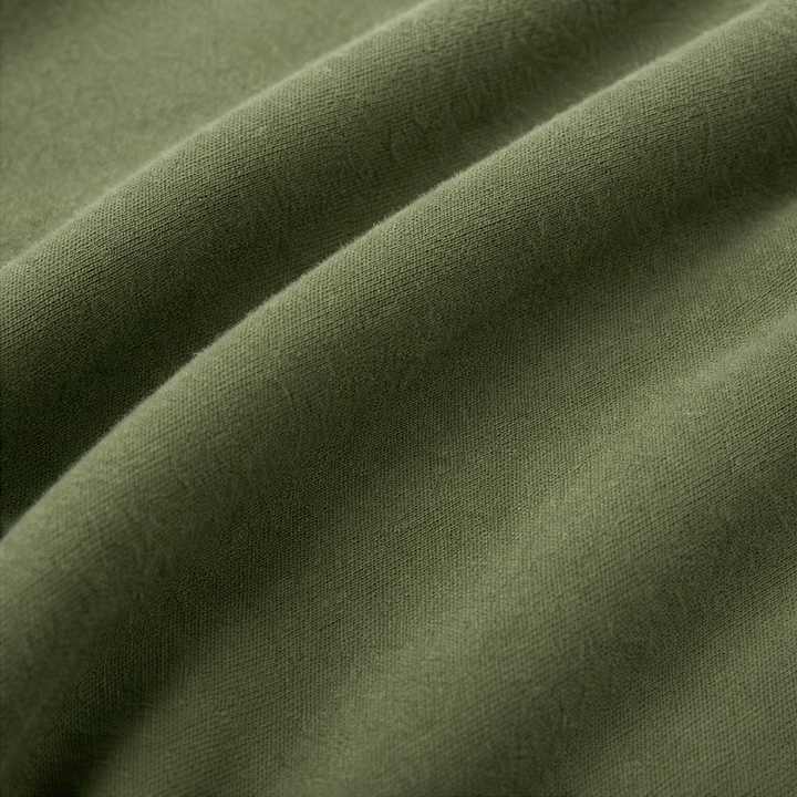 Lunecasa – Raw-Edge Split-Cuff Oversized Pullover