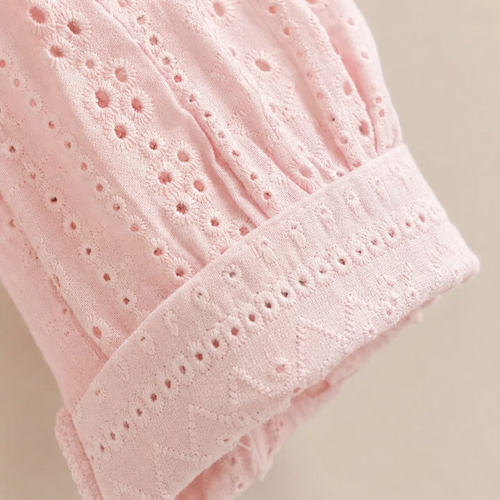 Wearbella – Ruffle V-Neck Long Sleeve Blouse