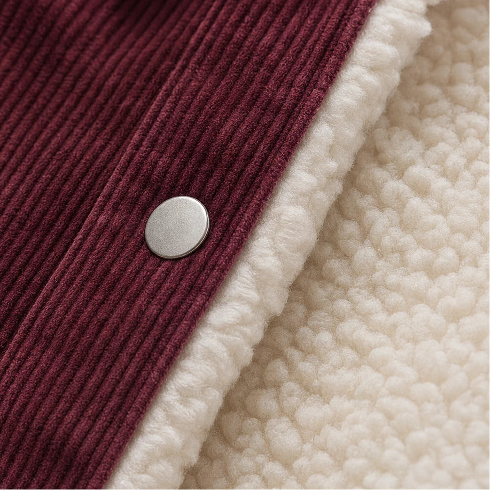 Cordelia – Sherpa-Like Lined Corduroy-Look Jacket